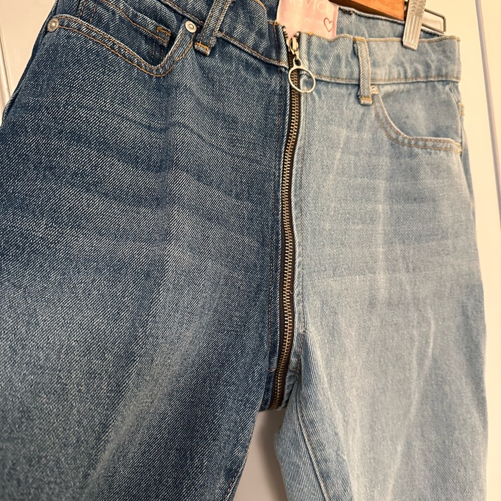 Custom Color Revice Denim Color Block Jean - image 3
